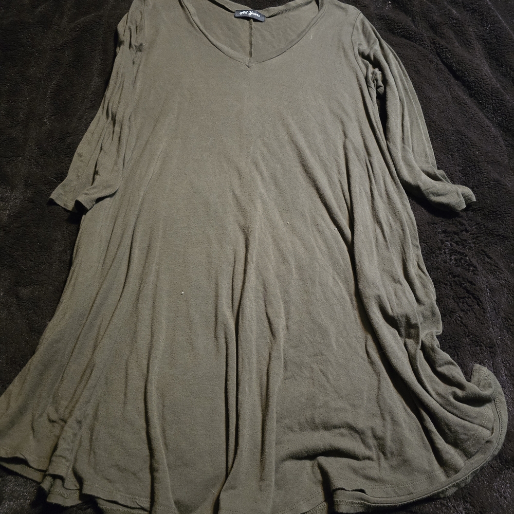 Elegant Olive Women's Tunic